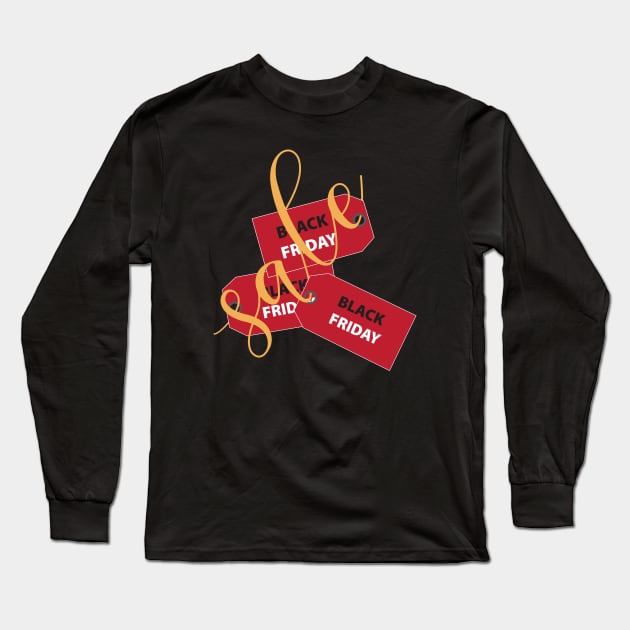 Black Friday Long Sleeve T-Shirt by dddesign